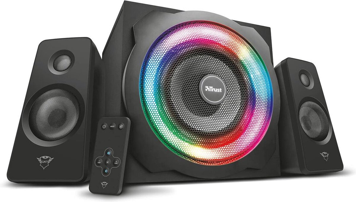 Continu Verlengen de eerste Trust GXT 629 Tytan - 2.1 RGB Speaker - Zwart | bol.com