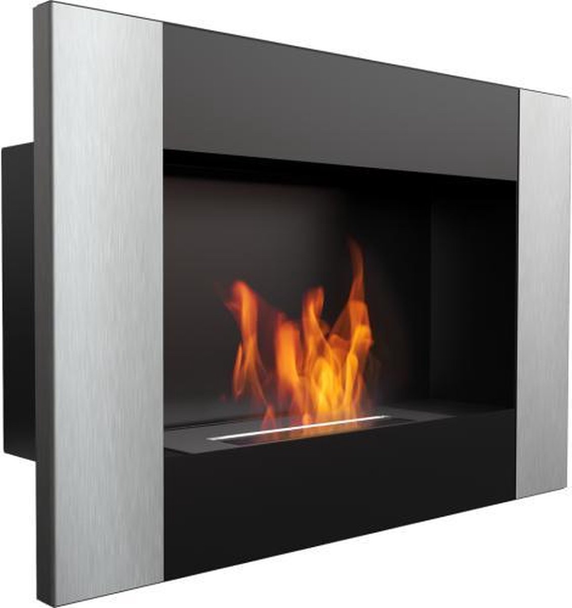 Bio Ethanol Haard Delta Black Vertical 60