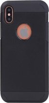 GadgetBay Shockproof hoesje iPhone X XS case bescherming zwart stevig TPU
