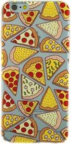 GadgetBay Transparant Pizza hoesje iPhone 6 Plus 6s Plus case cover TPU cover