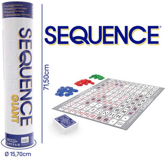 Sequence Jumbo Tube - Bordspel