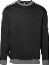 ID-Line 0362 Sweatshirt Zwart/Grijs6XL