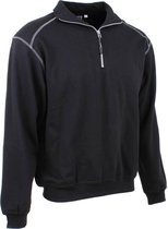 KREB Workwear® FREDERIK Zip Sweater ZwartL