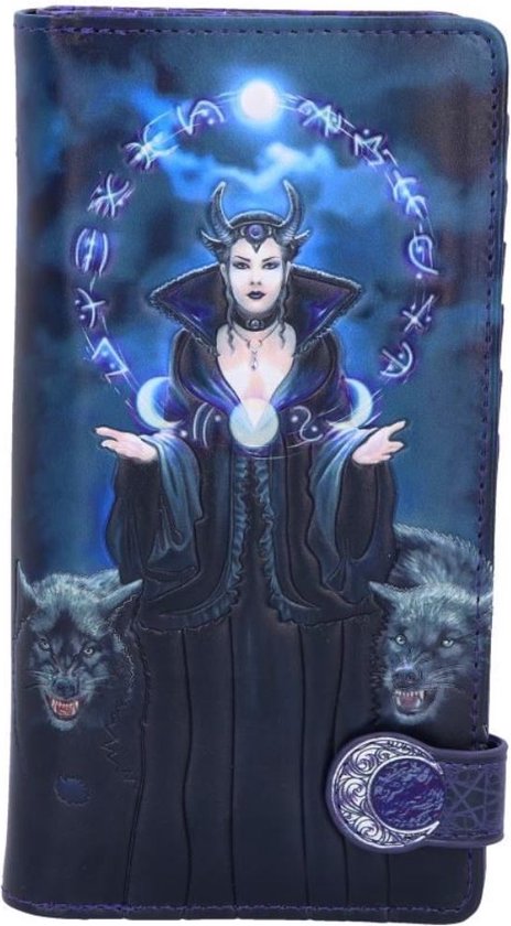 Nemesis Now - Moon Witch Reliëf Portemonnee - Anne Stokes - (bxhxd) ca. 18,5cm x 9,5cm x 2,5cm Nemesis Now
