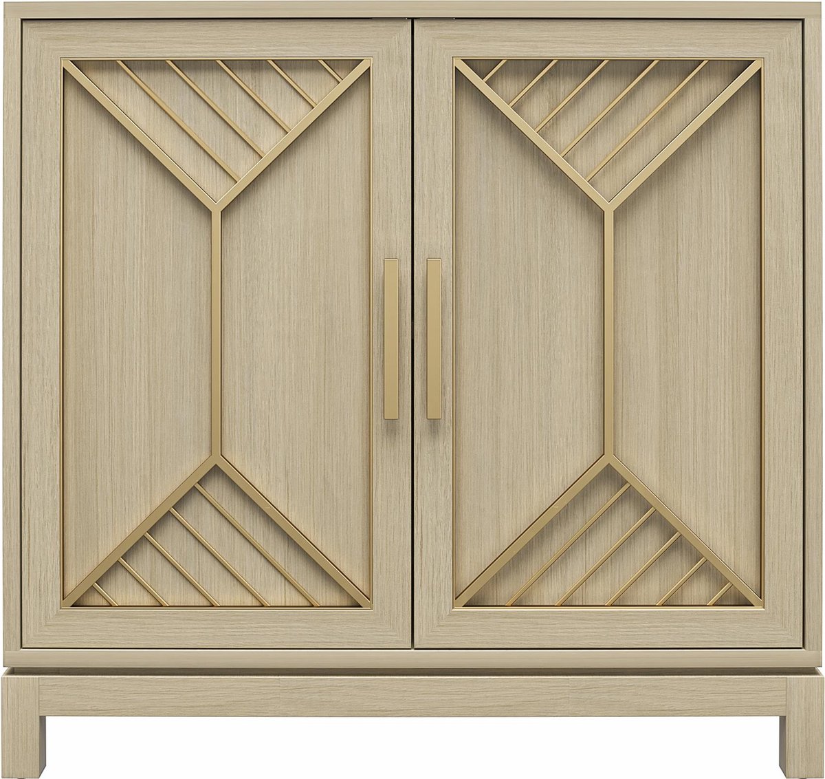 Tess-Kast met 2 deuren in MDF Eik