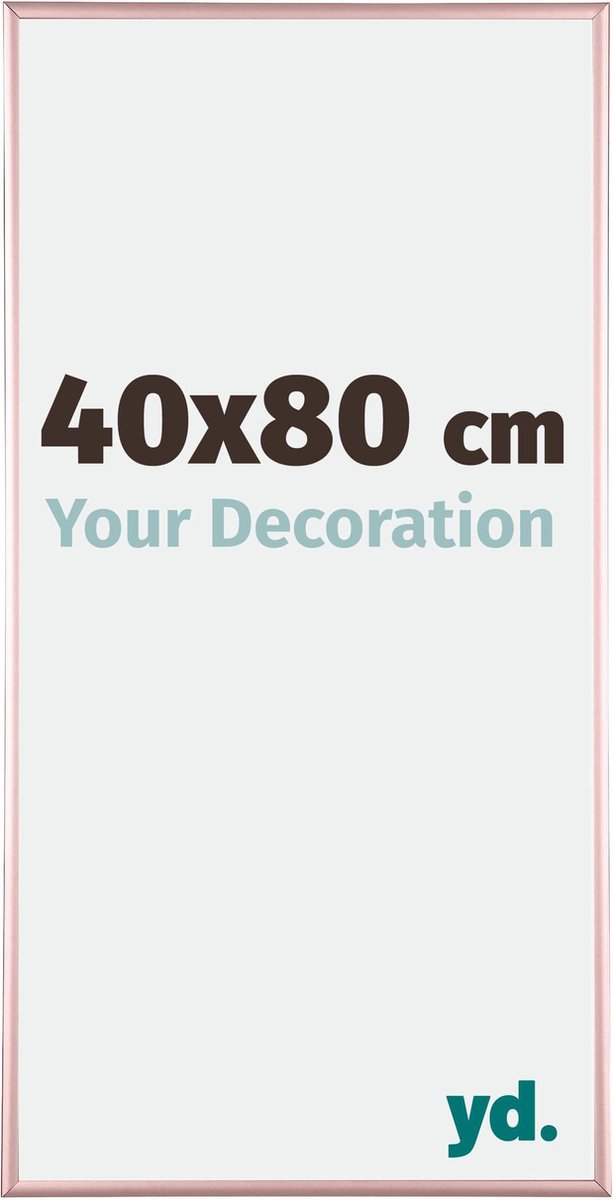 yd. Your Decoration - Fotolijst 40x80 cm - Aluminium - Koper - Kent