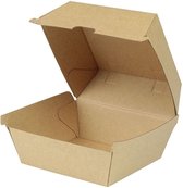 Boîte à bento Kraft - 13x14x8 (50 pcs)