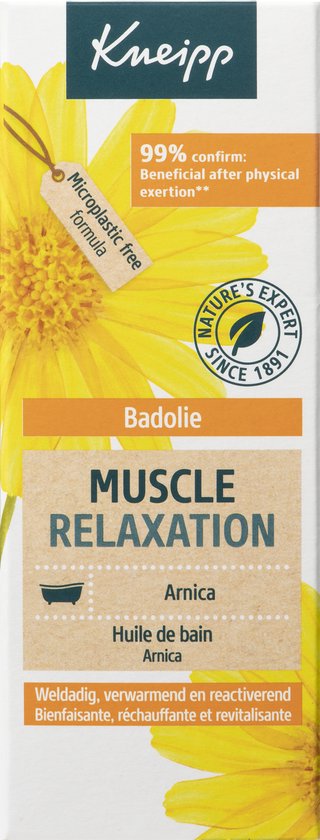 Kneipp Muscle Relaxation - Arnica Active - Badolie - Spieren en gewrichten - 1 st - 100 ml - Kneipp