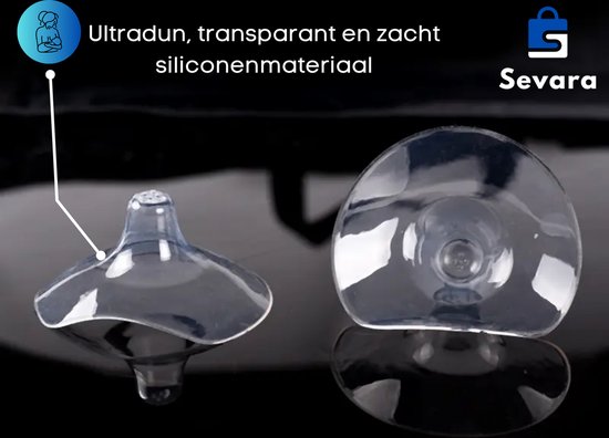 ELANEE Borstringen, bescherming van de tepel BH-contact door holle opslag, ideaal bij wonden, ontstoken tepels door borstvoeding, 10 stuks (222-00