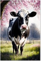 Vache - Peinture de Jardin Plein air sur toile