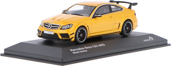 Maquette Métal Mercedes AMG SOLIDO Mercedes C63 AMG Black Series 2018 - Maquette 1/43 Metal - Édition Collection Fire Opal Red