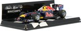The 1:43 Diecast Modelcar of the Red Bull RB7 #2 2011. The driver was Mark Webber. The manufacturer of the scalemodel is Minichamps.This model is only online available