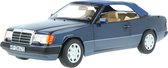 Het 1:18 Diecast model van de Mercedes-Benz E-Klasse 300CE Cabriolet Open van 1991 in Blue. De fabrikant van het schaalmodel is Norev.Dit model is alleen online beschikbaar