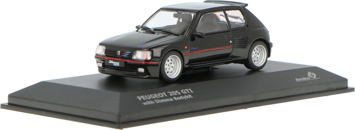 Voiture Miniature Peugeot 205 DIMA T16 Grey 1/43 - S4310804 SOLIDO