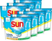 Sun All-in One - Vaatwastabletten met Ecolabel Citroen - Voordeelverpakking 7 x 38 tabs (266)