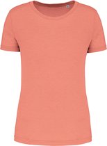 Damessport-T-shirt triblend met ronde hals 'Proact' Coral - M