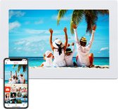 Denver Digitale Fotolijst 10 Inch - GLAS DISPLAY - HD - Frameo App - Fotokader - WiFi - IPS Touchscreen - 16GB - PFF1015W