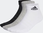adidas Sportswear Gevoerde Sportswear Enkelsokken 3 Paar - Unisex - Grijs - 37-39
