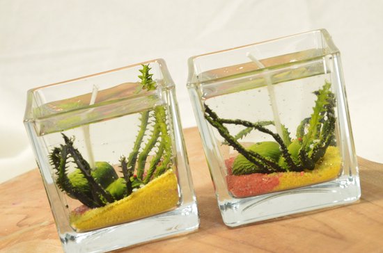 Leuk voor Halloween: Prachtige GELKAARS met SPIN - hoogte: 8 cm, gewicht is 620 gram - Gemaakt door Candles by MilaNNE - BEKIJK VIDEO