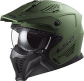 LS2 OF606 Drifter Solid Matt Military Green 06 2XL - Maat 2XL - Helm