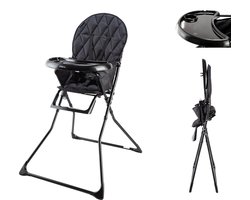 Product: Cabino Opklapbare Kinderstoel Happy Zwart, van het merk cabino