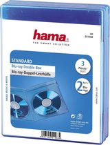 Hama 04751468 Blu-Ray Dubbelbox - 3 stuks / Blauw