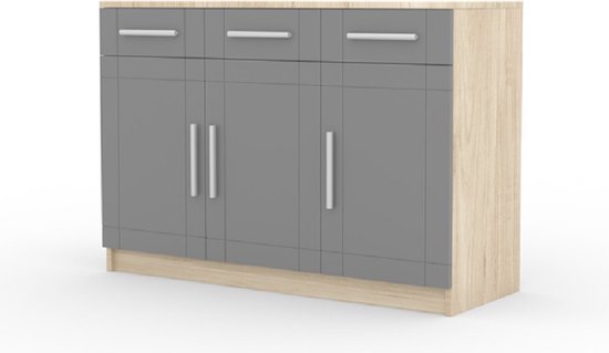 Dressoir - Parvin - Planken - Laden - 103 cm - Ruim