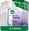Dettol - Handzeep - Antibacterieel - Navulling Relaxing Lavender - 6x 500ML - Voordeelverpakking