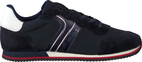 BOSS KIDS Jongens Sneakers J29184 - Blauw - Maat 38 | bol.com