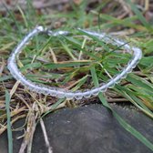 Bergkristal kralen armband dames - natuursteen kralen - edelstenen en mineralen