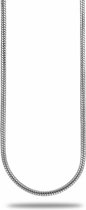 Twice As Nice halsketting in zilver, slangketting, 45 cm  45 cm