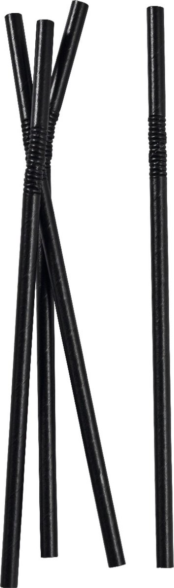 Take Dis Buigrietjes zwart papier 21cm - Doos 250 stuks