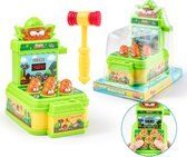 Wack-A-Mole Game Machine - Interactief en Educatief - Hand Oog Coördinatie voor Kinderen - Speelgoed voor Uw Kind - Mini Muntautomaat van de Kermis - Arcade Games met Hamer - Sla-Een-Mol Spel -