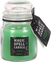 Something Different Geurkaars Green Tea 'Luck' Spell Candle Jar Groen