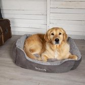 Comfortabele  & Luxe, Zachte Gevoerde Hondenmand - Scruffs Cosy -  Kleur: Grijs, Maat: Large