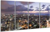 Bâtiment de peinture sur verre | Bleu gris | 160x80cm 4 Liège | Tirage photo sur verre |  F002712