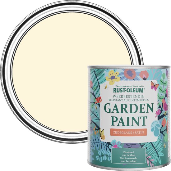 Peinture de jardin crème Rust-Oleum brillant soyeux - Crème fouettée 750 ml