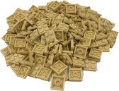 200 Bouwstenen 2x2 plate | Tan | Compatibel met Lego Classic | Keuze uit vele kleuren | SmallBricks