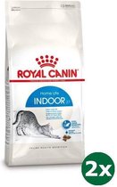 Royal canin indoor kattenvoer 2x 2 kg