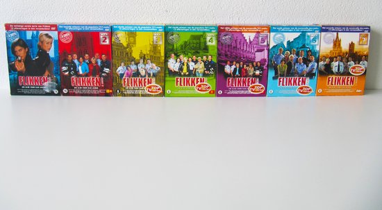 Omslag van DVD Box Set Flikken Gent (België) serie seizoen 1 tm 7