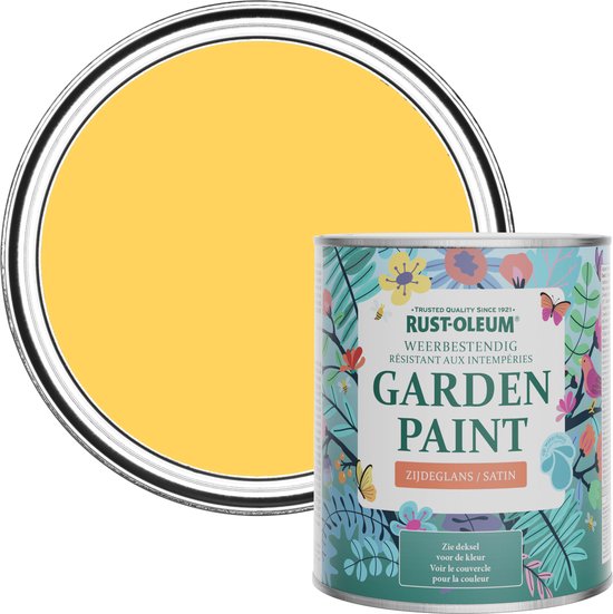 Rust-Oleum Jaune Jardin Peinture Soie Brillante - Gelée de Citron 750ml