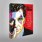 Toile WPAP Pop Art Al Pacino - Le Godfather - 50x70cm