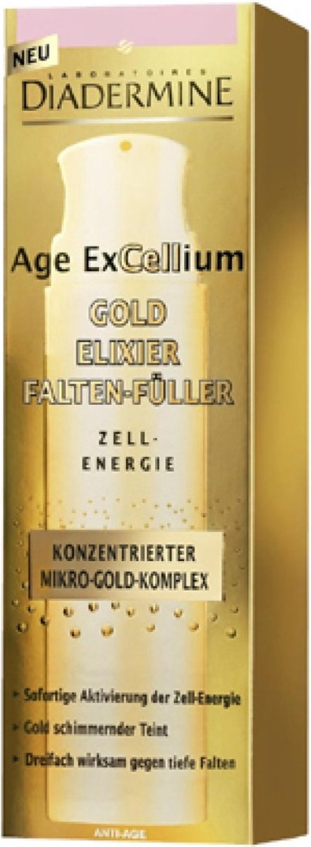 diadermine age excellium gold serum anti-age - Intensieve Anti-Rimpel Werking - 30 ml