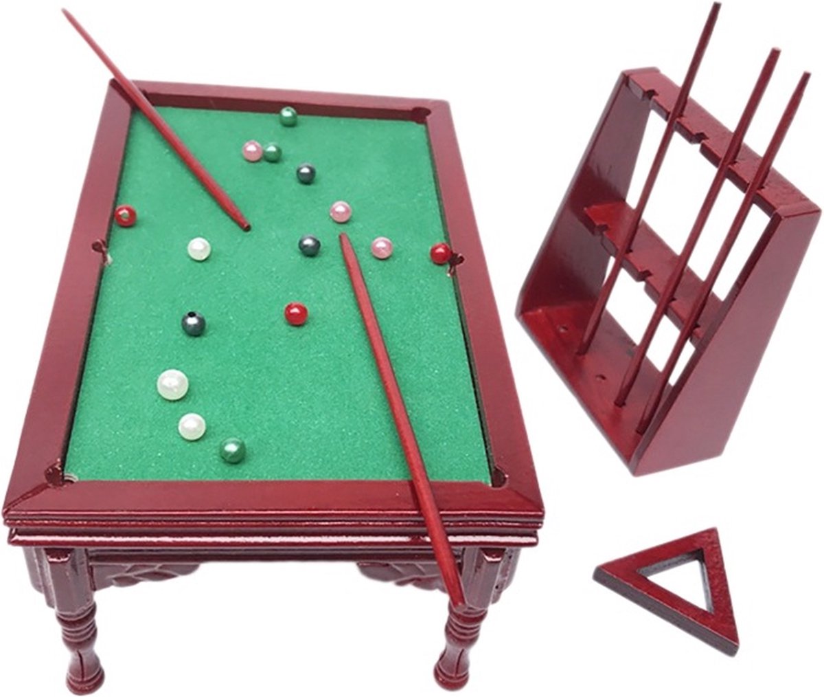 Bandito Mini Biljart - Mini Pooltafel - Bruin