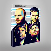 Canvas WPAP Pop Art Coldplay - 50x70cm