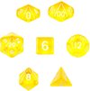 Afbeelding van het spelletje Genvi Dobbelstenen Set Transparant Geel