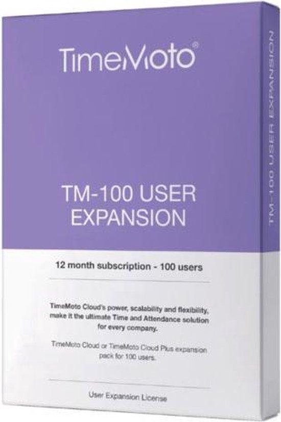 Foto: Safescan timemoto tm 100 cloud user expansion