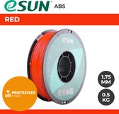 eSun - ABS Filament, 1.75mm, Red - 0.5kg