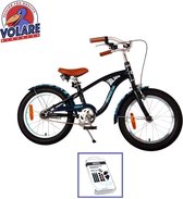 Vélo pour enfants Volare Miracle Cruiser - 16 pouces - Blauw mat - Kit de réparation de pneus WAYS inclus