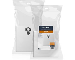 SQOON® Stofzuigerzakken PRO Geschikt voor Nilfisk Attix 30 / 40 / 50 Series & Makita VC3012 Series